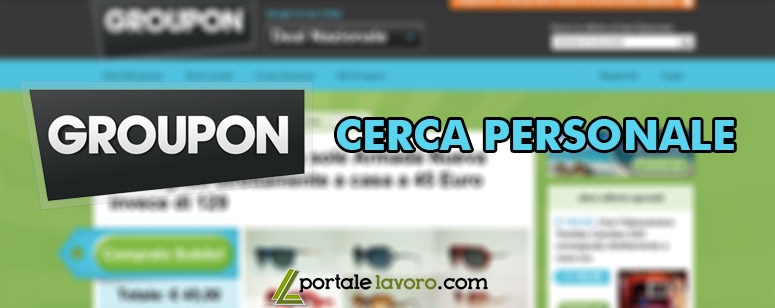 GROUPON RICERCA PERSONALE