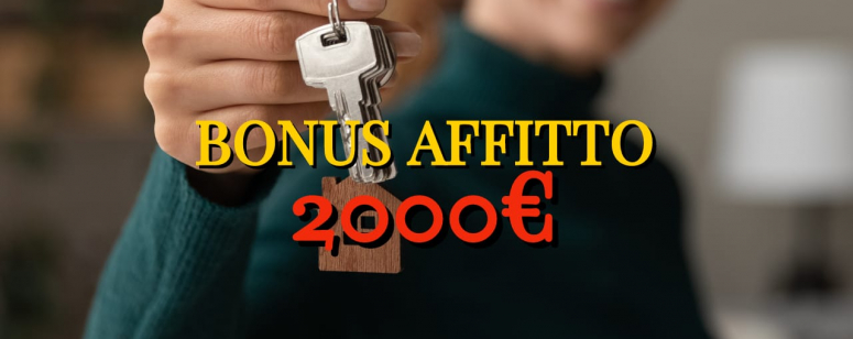 Bonus affitto di 2.000 euro