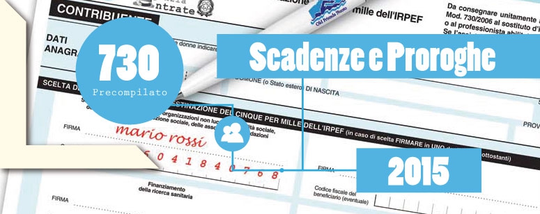 730 precompilato: scadenze e proroghe