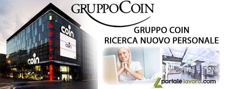 GRUPPO COIN RICERCA NUOVO PERONALE