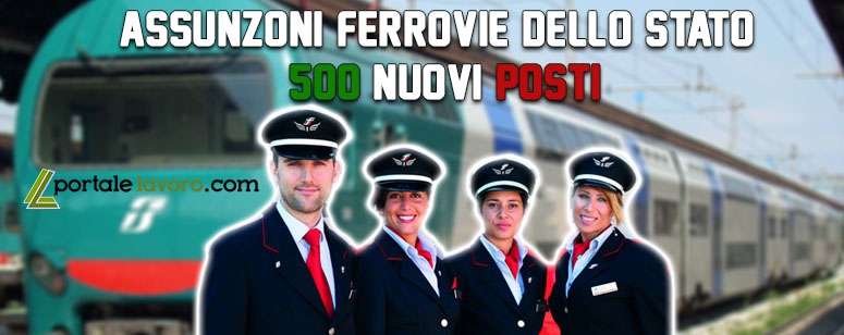 ASSUNZONI FERROVIE DELLO STATO: 500 NUOVI POSTI