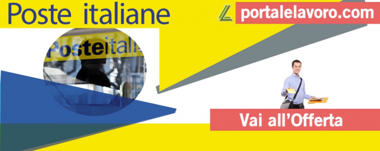 POSTE ITALIANE: NUOVE ASSUNZIONI