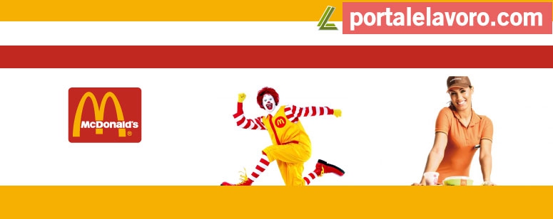 MCDONALD, NUOVE ASSUNZIONI E 30 NUOVE APERTURE