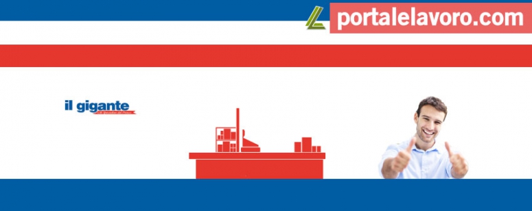 IL GIGANTE LAVORA CON NOI: ASSUNZIONI 2017