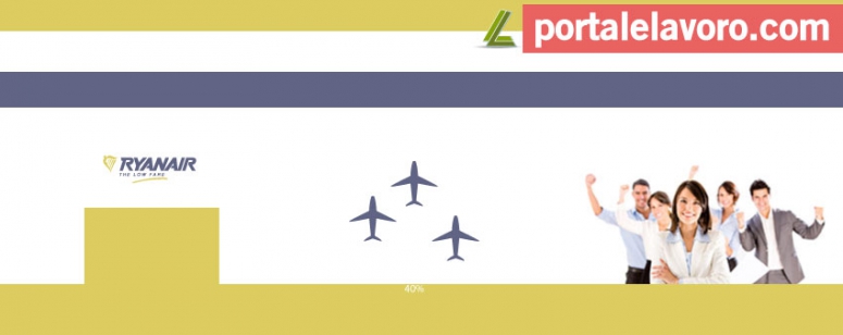 ASSISTENTI DI VOLO RYANAIR: ASSUNZIONI 2017