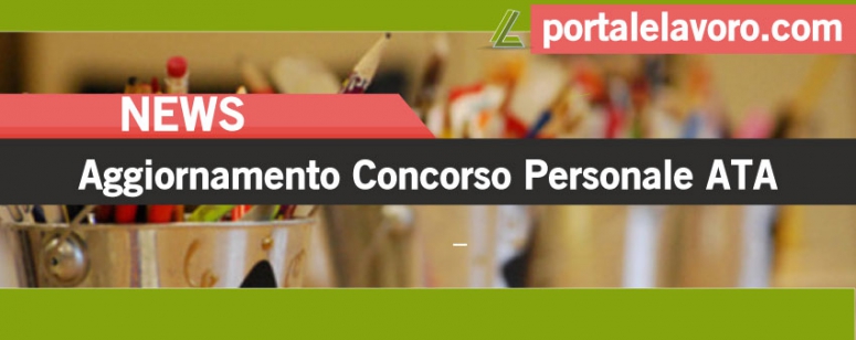 Aggiornamento Concorso Personale ATA